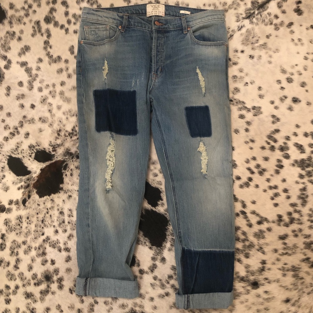 Revice Denim patchwork boyfriend jeans - 32